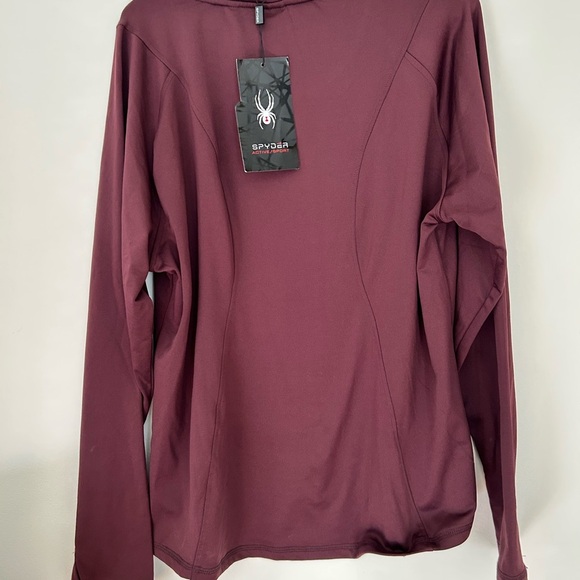 Spyder Red Relaxed Long Sleeve Sweatshirt - Picture 3 of 4